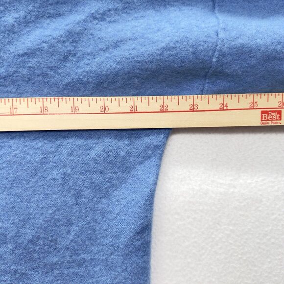 Free People Cashmere Tunic Sweater Sz Medium Blue Ottoman Mock Neck - Picture 6 of 8